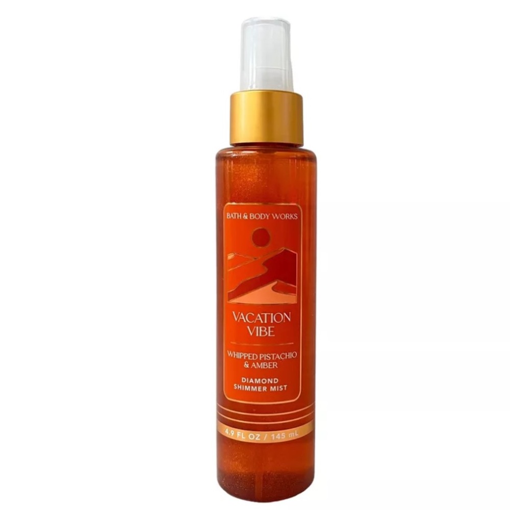 NWT Bath & Body Works Vacation Vibe Diamond Shimmer Mist 4.9 fl oz